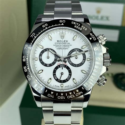 rolex daytona weiß dial|Rolex daytona watch 2021.